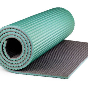 Yoga mat isolated on white background. mat for fitness.